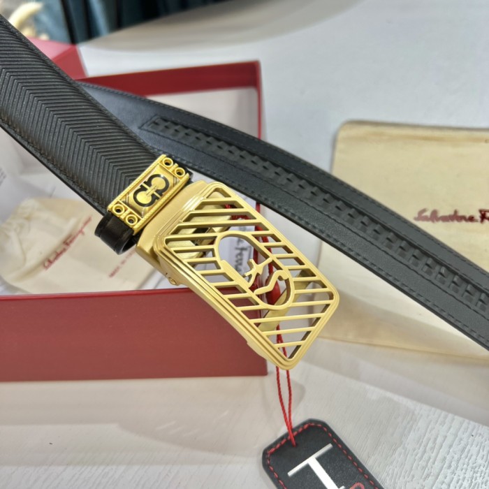 Streetwear Belt Ferragamo 319567 size:3.5cm