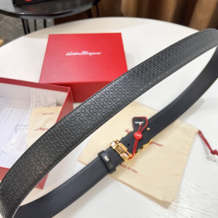 Streetwear Belt Ferragamo 319662 size:3.5cm