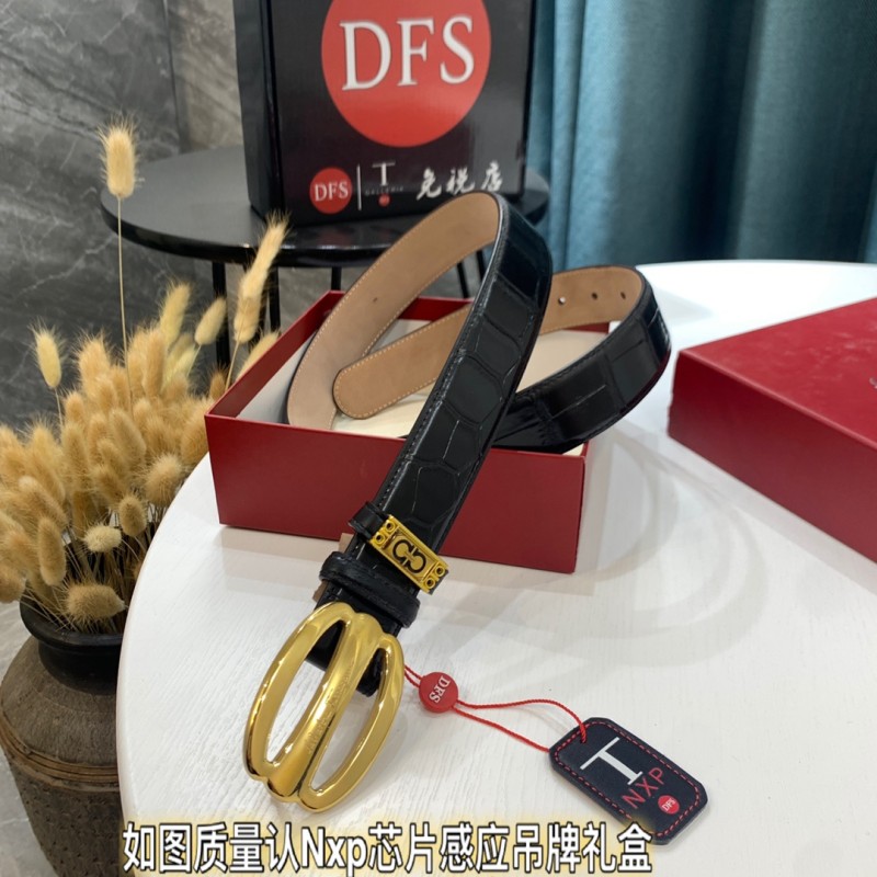 Streetwear Belt Ferragamo 319449 size:3.5cm