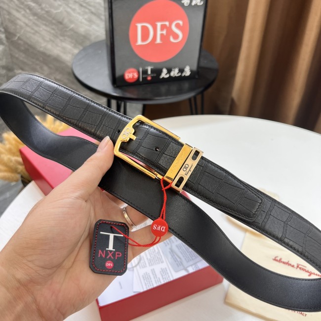 Streetwear Belt Ferragamo 319707 size:3.5cm