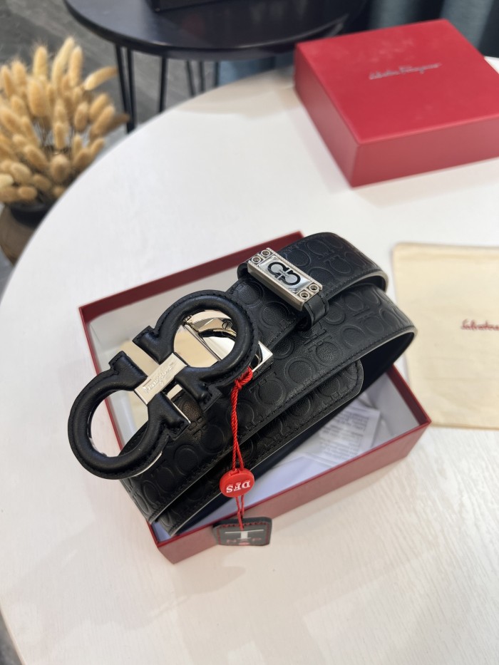 Streetwear Belt Ferragamo 319579 size:3.5cm