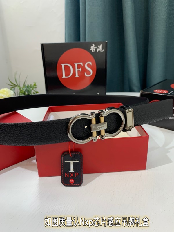 Streetwear Belt Ferragamo 319506 size:3.5cm