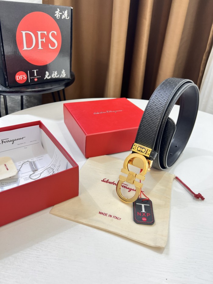 Streetwear Belt Ferragamo 319796 size:3.5cm