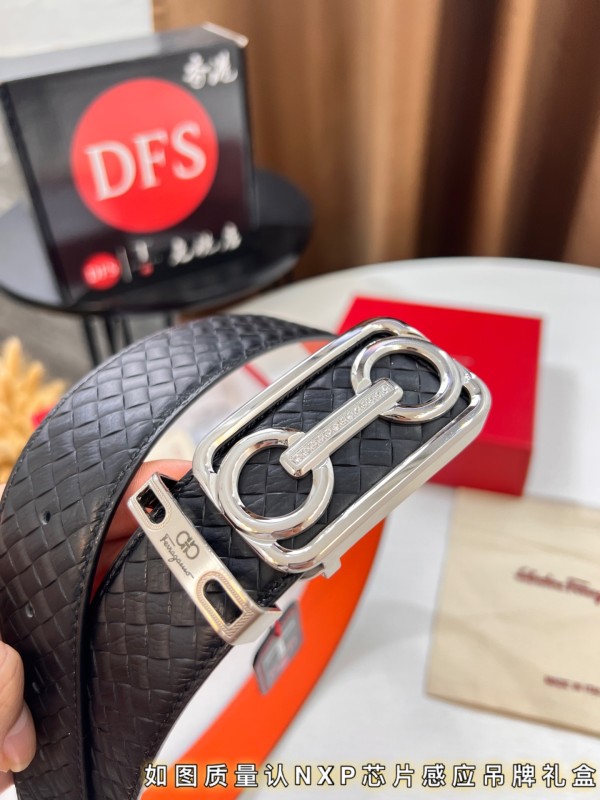 Streetwear Belt Ferragamo 319767 size:3.5cm