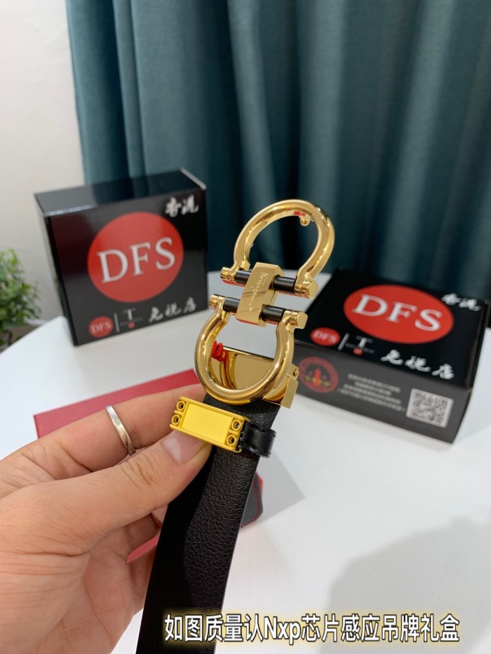 Streetwear Belt Ferragamo 319504 size:3.5cm