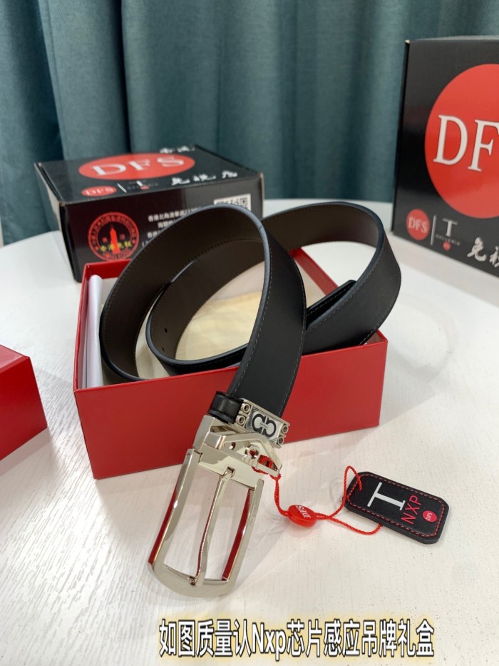 Streetwear Belt Ferragamo 319479 size:3.5cm