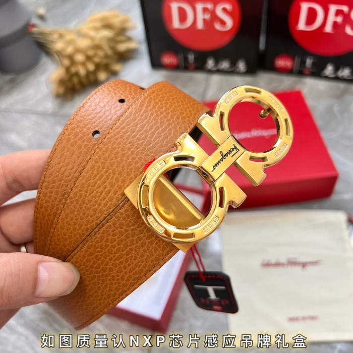 Streetwear Belt Ferragamo 319809 size:3.5cm