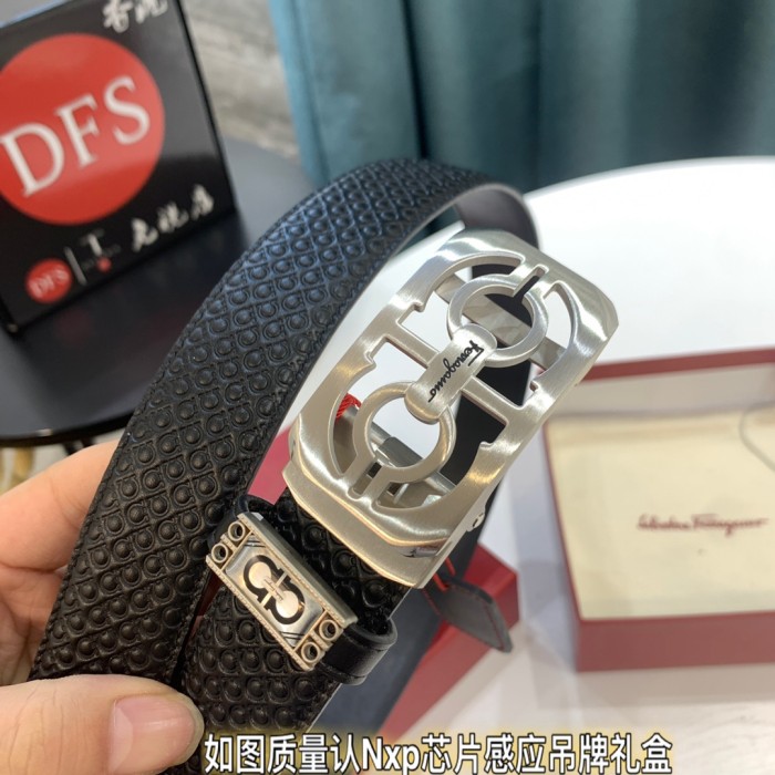 Streetwear Belt Ferragamo 319758 SIZE:3.5cm