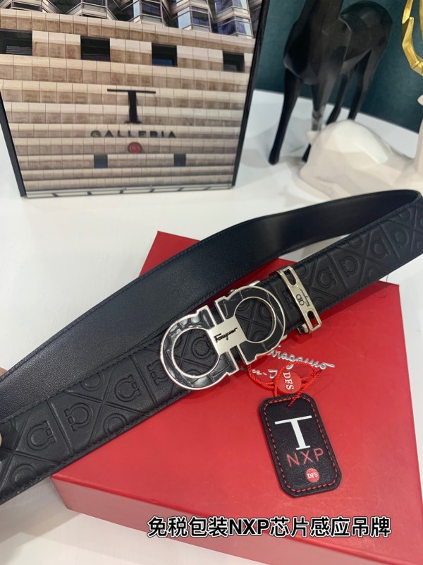 Streetwear Belt Ferragamo 319526 size:3.5cm