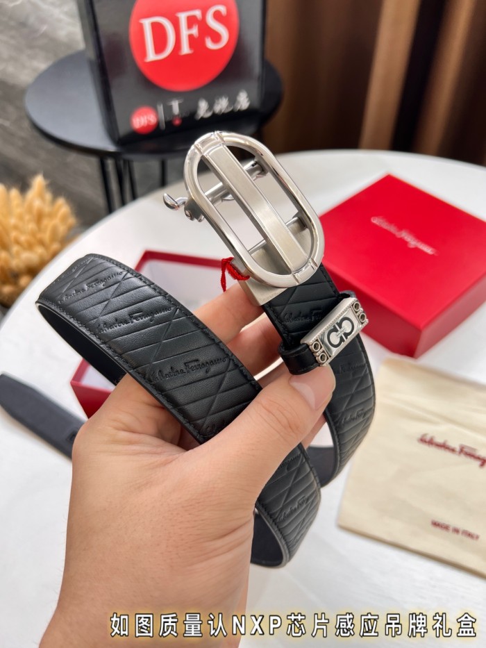 Streetwear Belt Ferragamo 319712 size:3.5cm