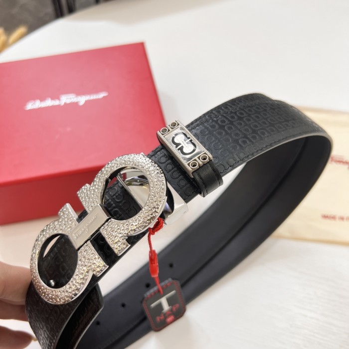 Streetwear Belt Ferragamo 319661 size:3.5cm