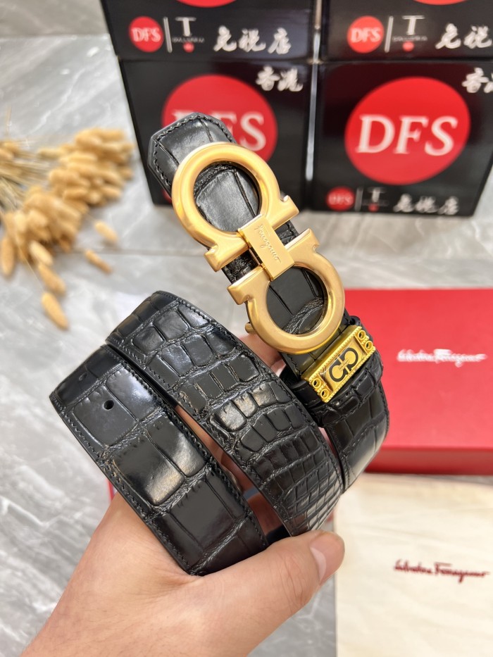 Streetwear Belt Ferragamo 319850 size:3.5cm