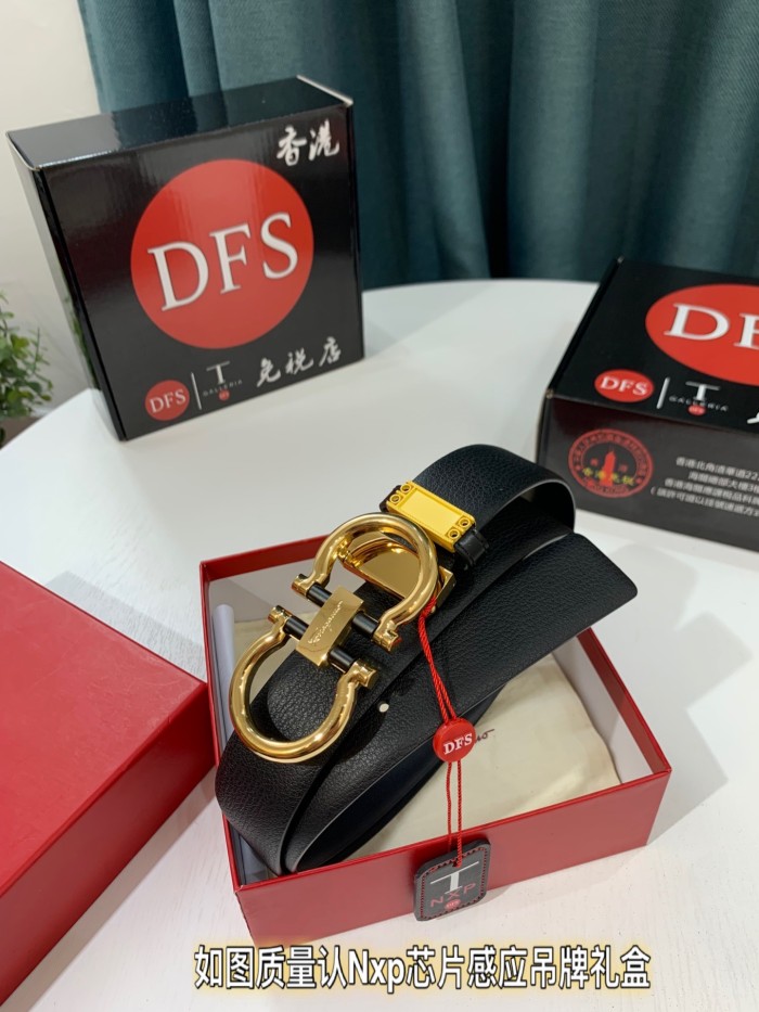 Streetwear Belt Ferragamo 319504 size:3.5cm