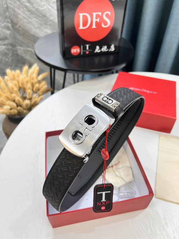 Streetwear Belt Ferragamo 319676 size:3.5cm