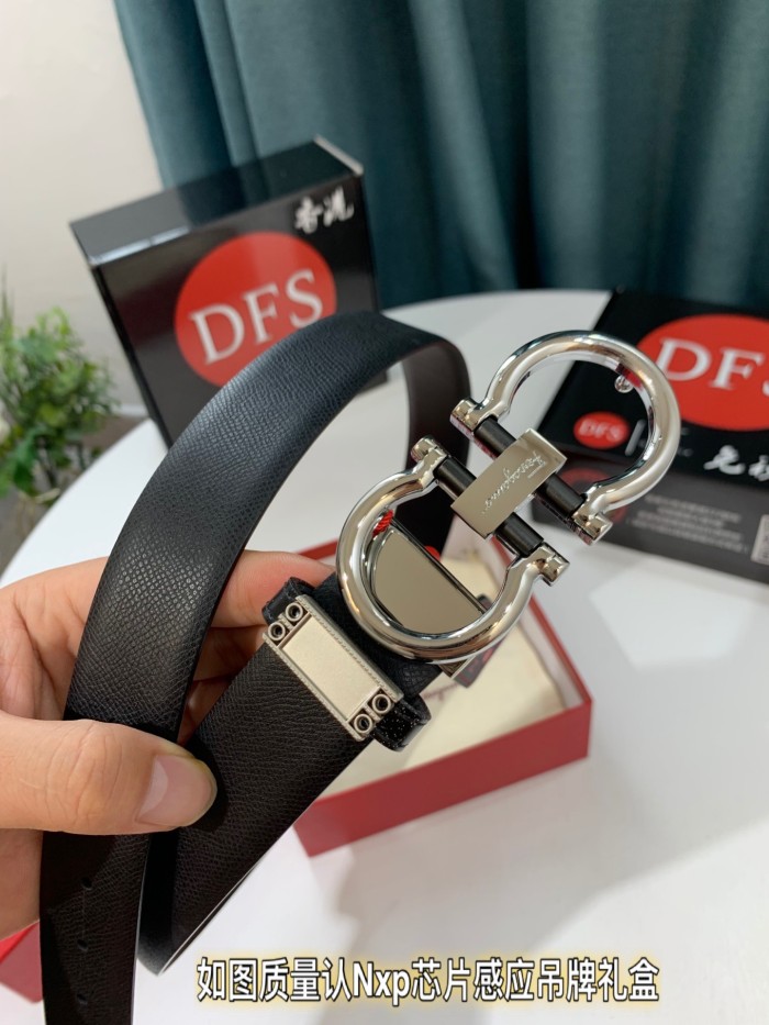 Streetwear Belt Ferragamo 319505 size:3.5cm