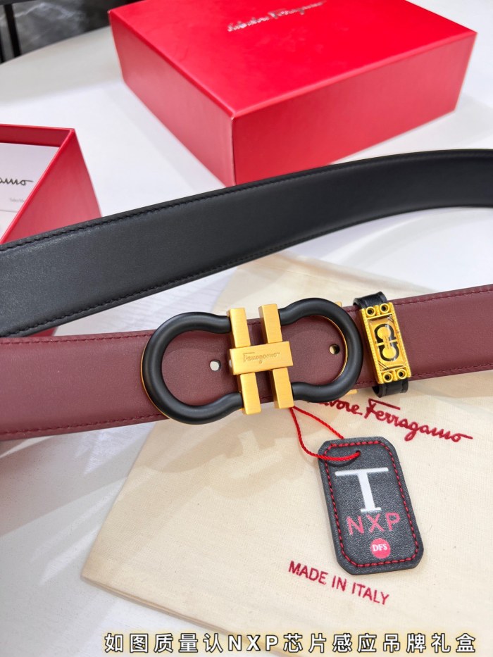 Streetwear Belt Ferragamo 319702 size:3.5cm