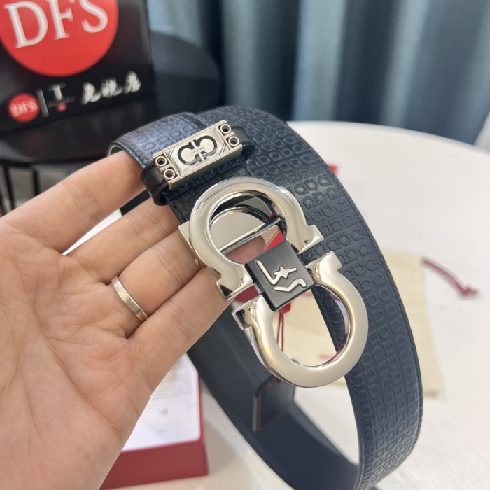 Streetwear Belt Ferragamo 319606 size:3.5cm