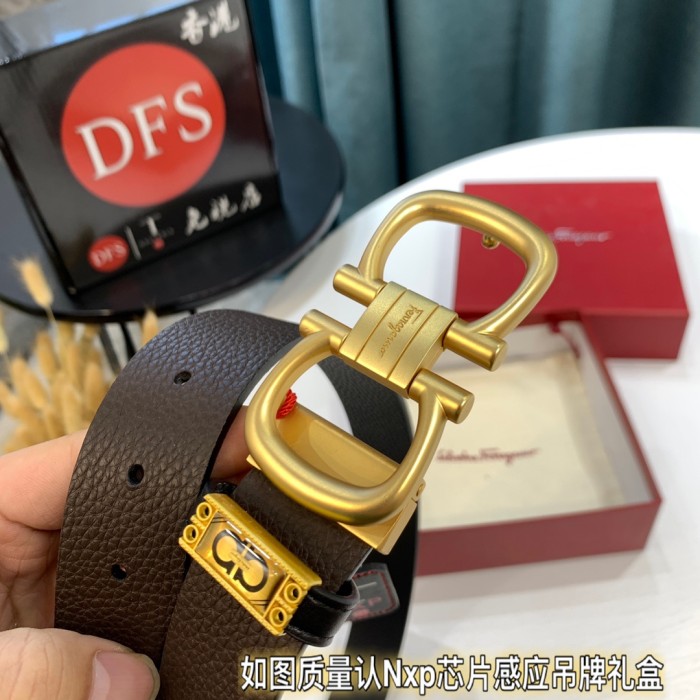 Streetwear Belt Ferragamo 319680 size:3.5cm