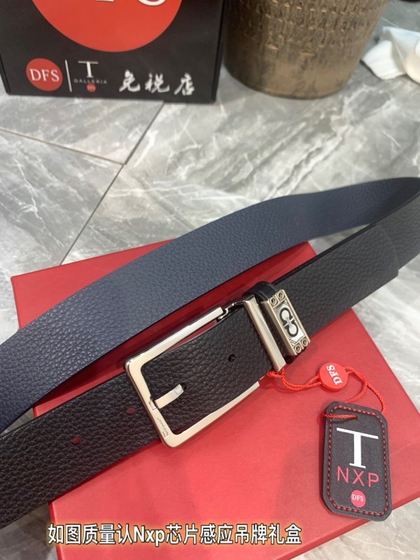Streetwear Belt Ferragamo 319534 size:3.5cm