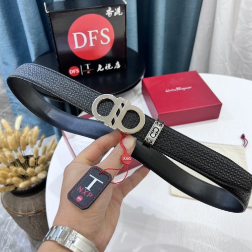 Streetwear Belt Ferragamo 319564 size:3.5cm