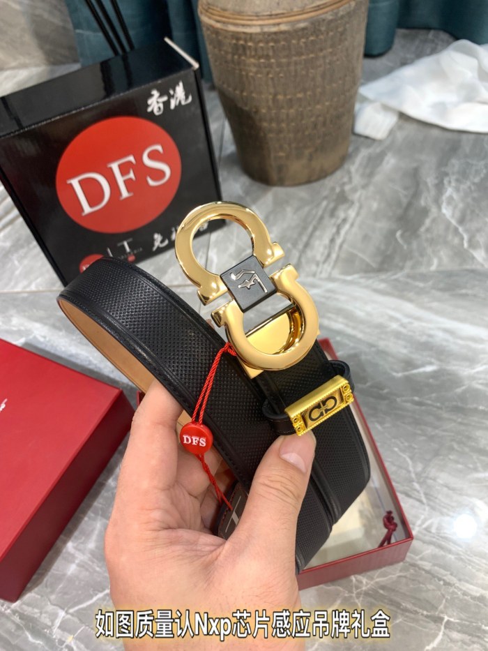 Streetwear Belt Ferragamo 319311 size:3.5cm