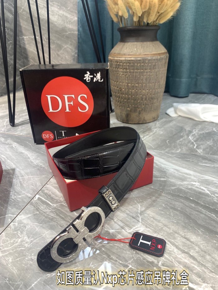 Streetwear Belt Ferragamo 319330 size:3.5cm