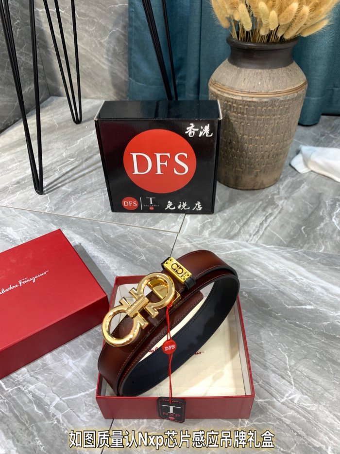 Streetwear Belt Ferragamo 319301 size:3.5cm