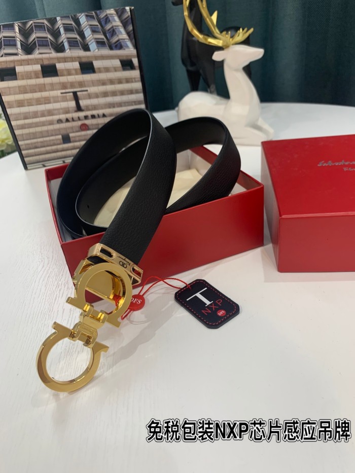 Streetwear Belt Ferragamo 319175 size:3.5cm