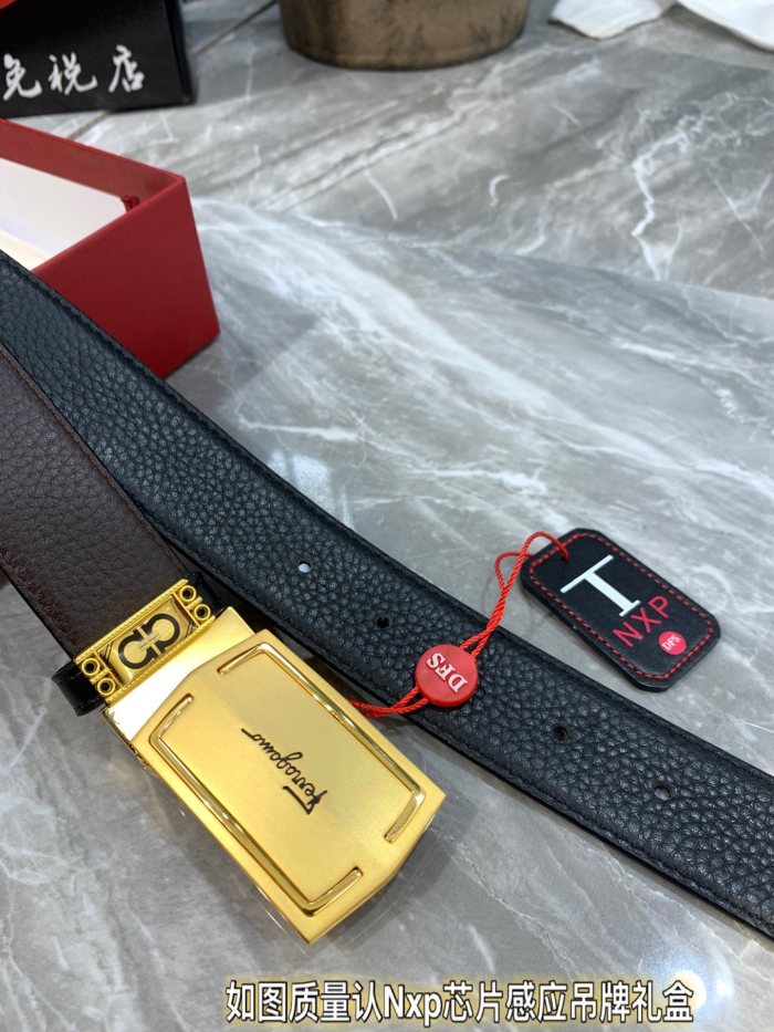 Streetwear Belt Ferragamo 319314 size:3.5cm