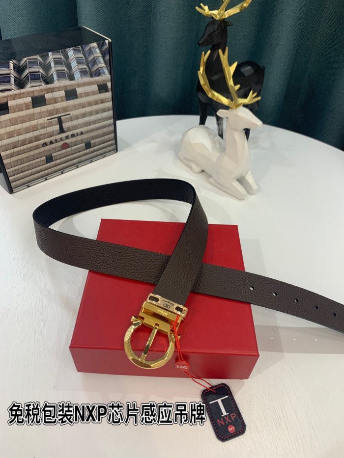 Streetwear Belt Ferragamo 319204 size:3.5cm