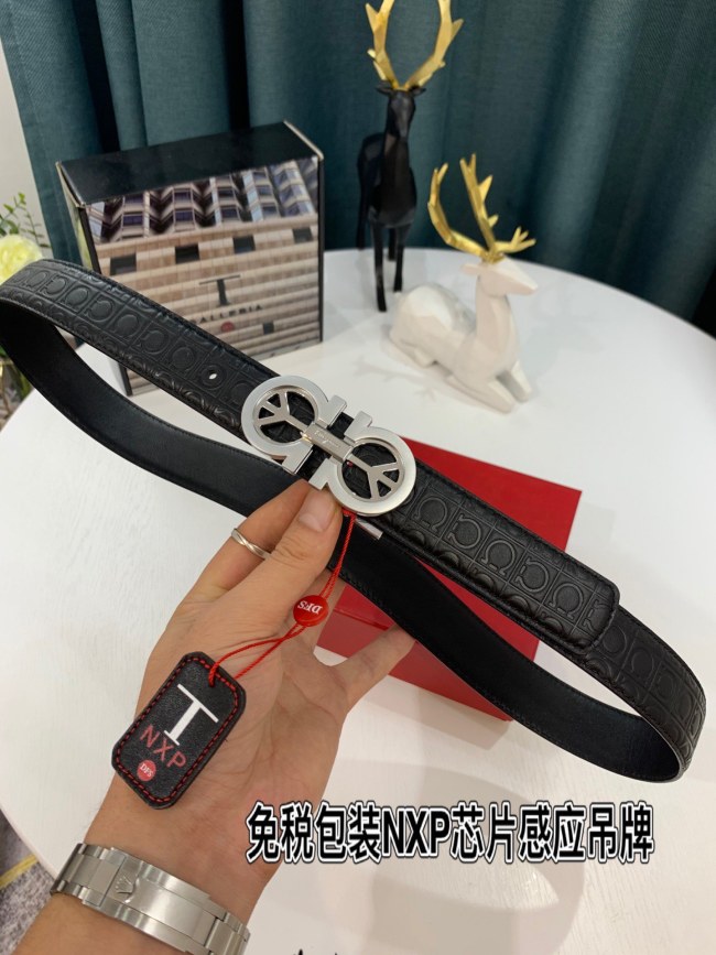 Streetwear Belt Ferragamo 319199 size:3.5cm