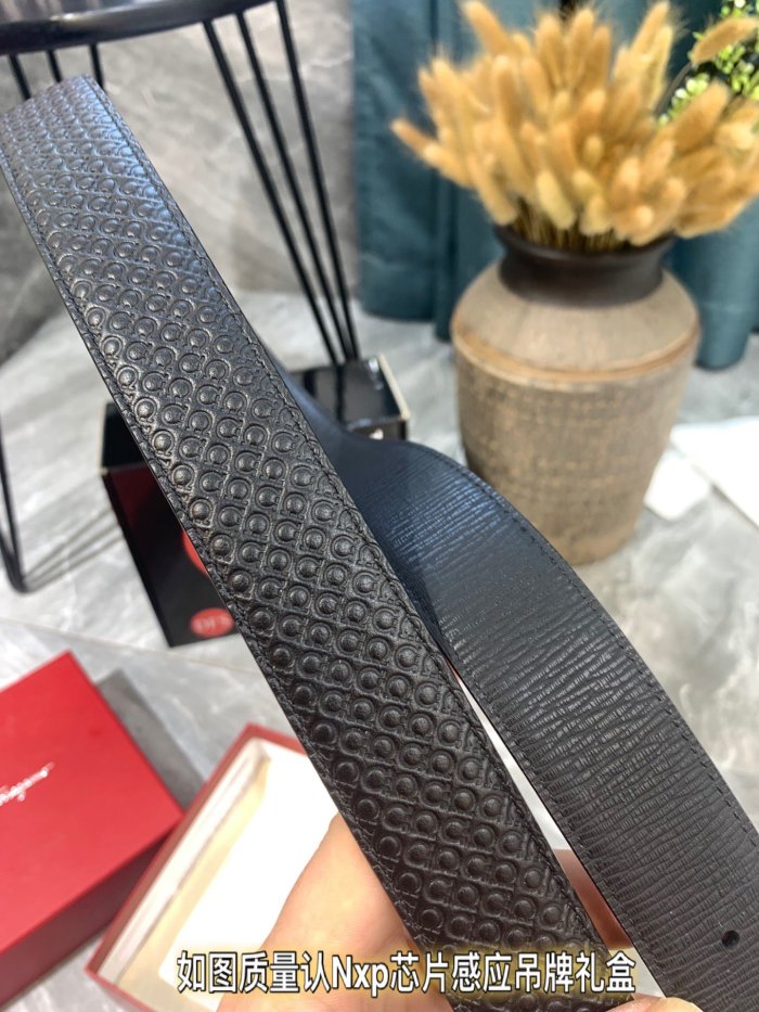 Streetwear Belt Ferragamo 319381 size:3.5cm