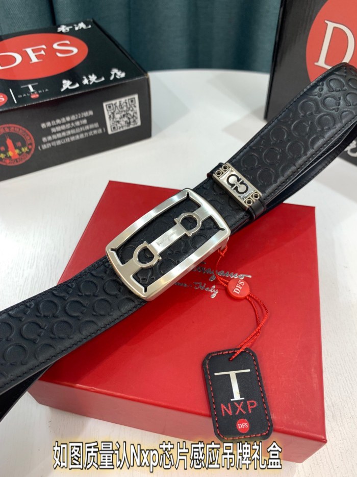 Streetwear Belt Ferragamo 319267 size:3.5cm
