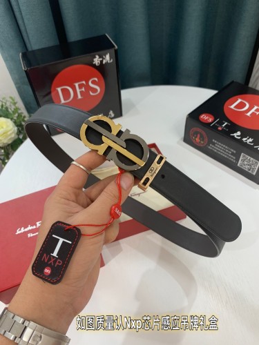 Streetwear Belt Ferragamo 319296 size:3.5cm