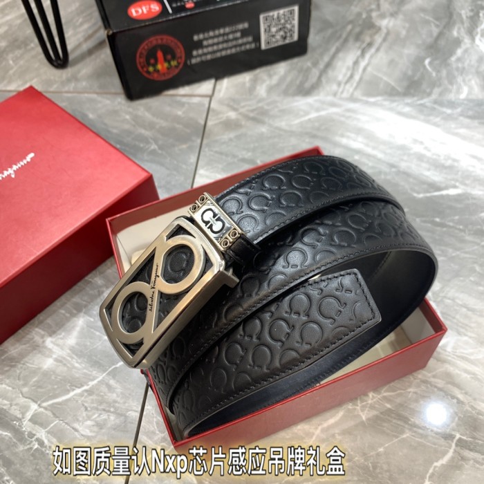 Streetwear Belt Ferragamo 319395 size:3.5cm