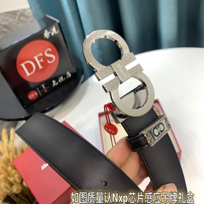 Streetwear Belt Ferragamo 319425 size:3.5cm