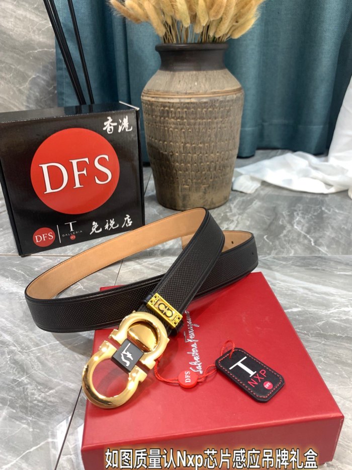 Streetwear Belt Ferragamo 319311 size:3.5cm
