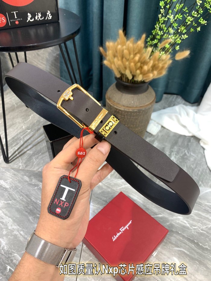 Streetwear Belt Ferragamo 319319 size:3.5cm