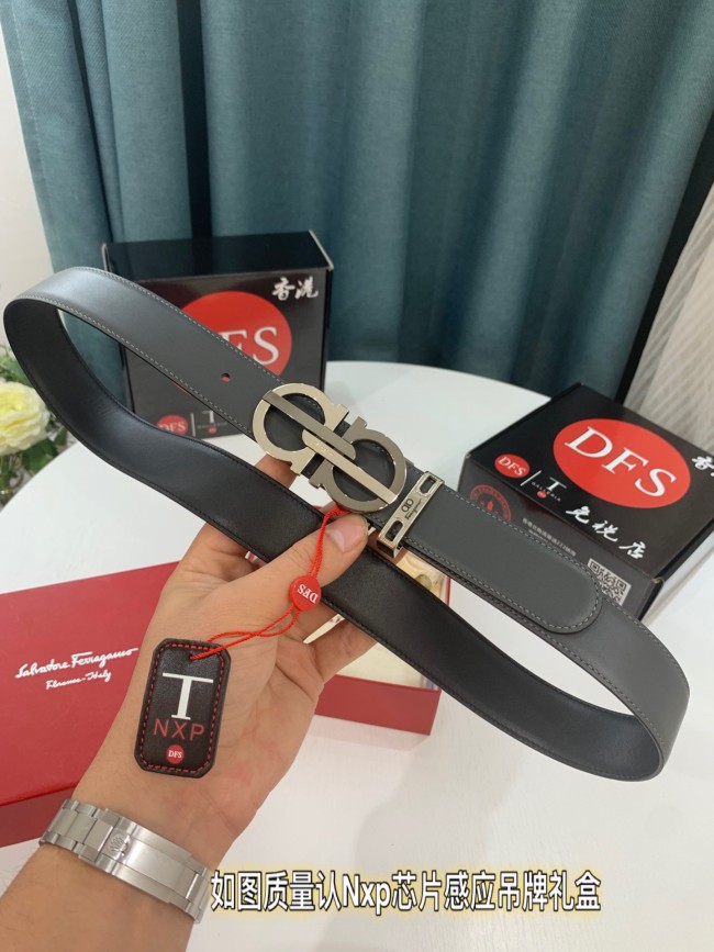 Streetwear Belt Ferragamo 319295 size:3.5cm