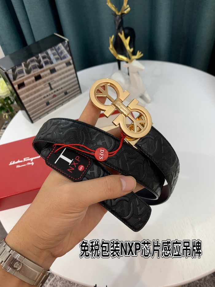 Streetwear Belt Ferragamo 319200 size:3.5cm