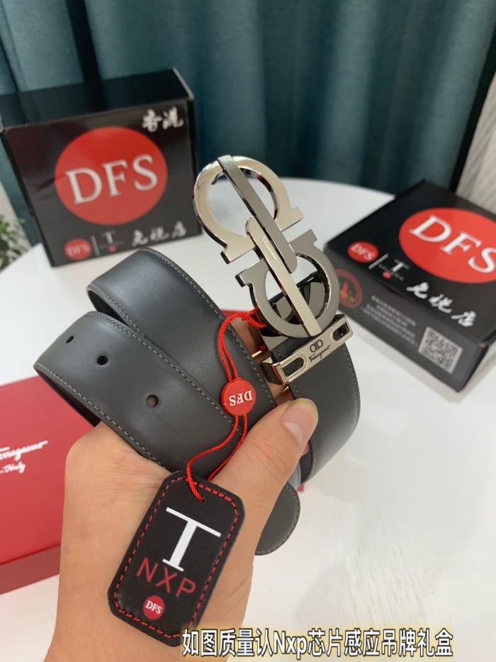 Streetwear Belt Ferragamo 319295 size:3.5cm