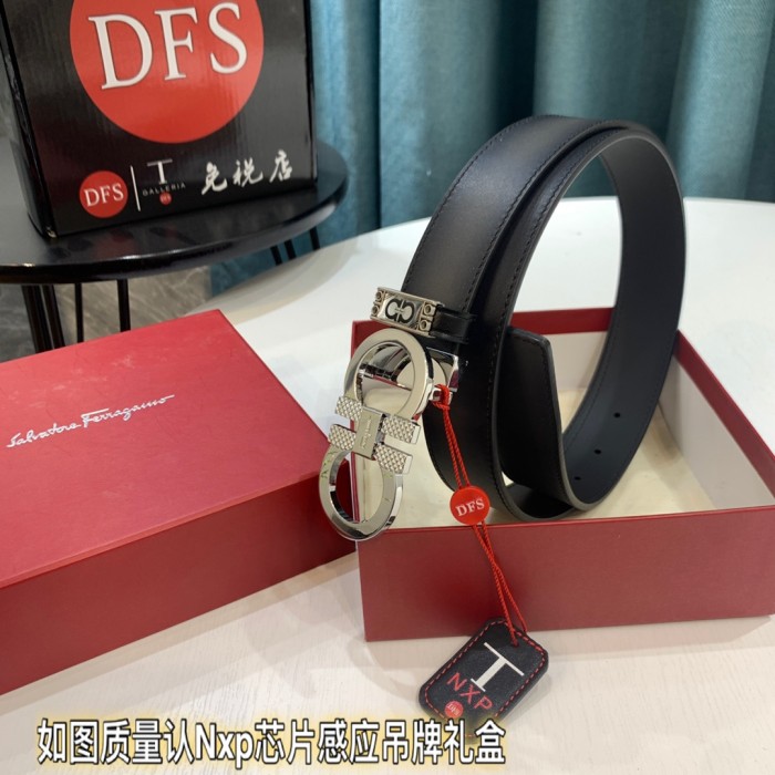 Streetwear Belt Ferragamo 319425 size:3.5cm