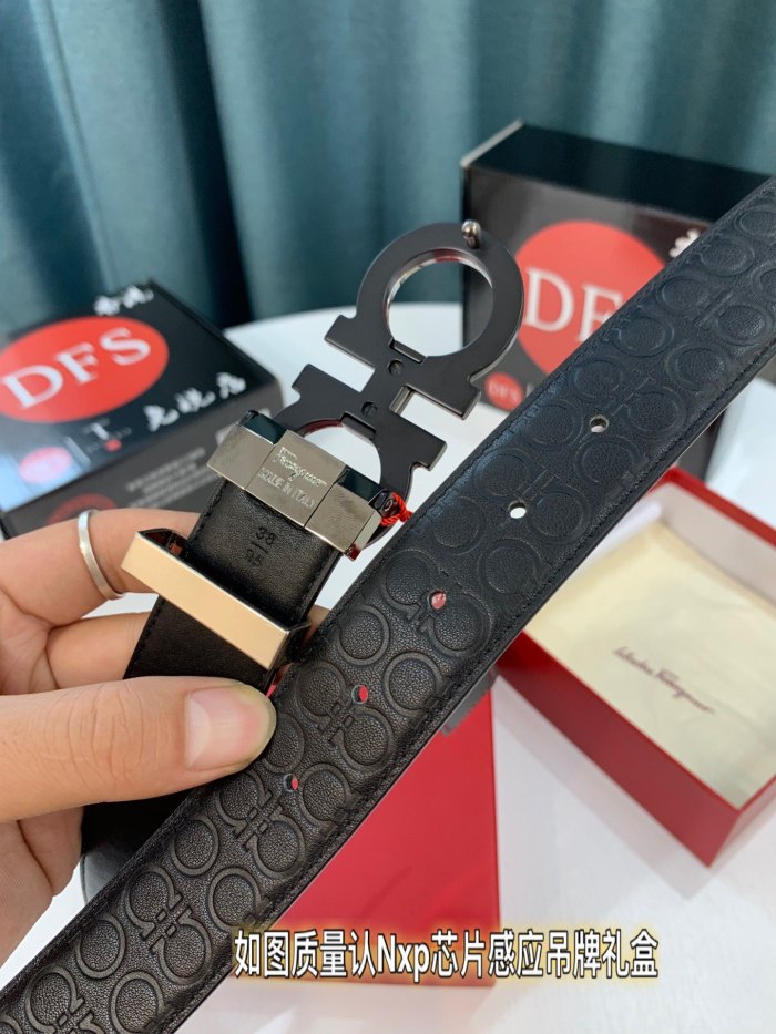 Streetwear Belt Ferragamo 319287size:3.5cm