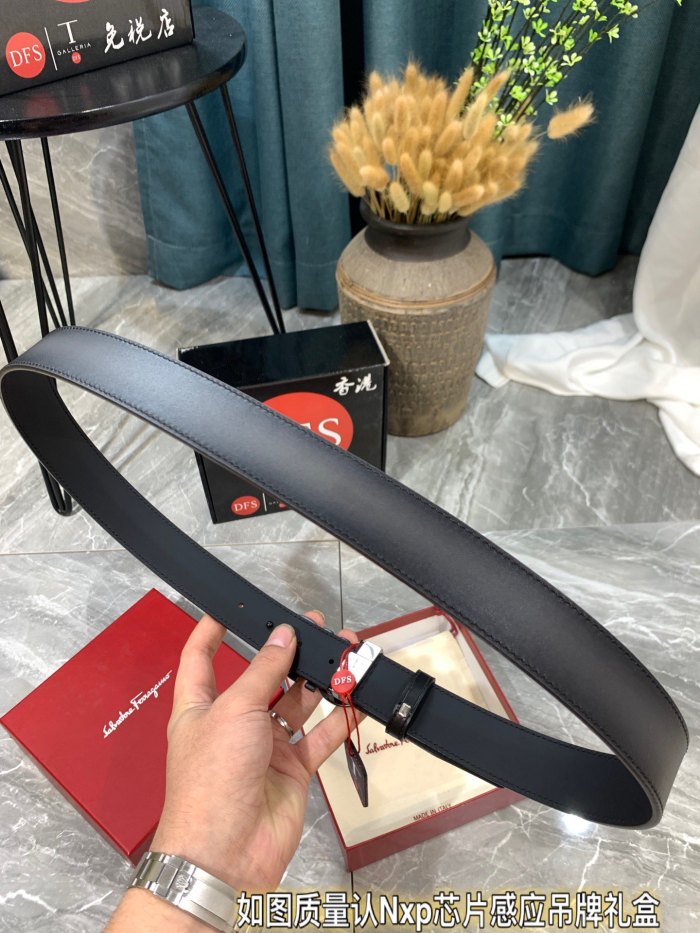 Streetwear Belt Ferragamo 319302 size:3.5cm