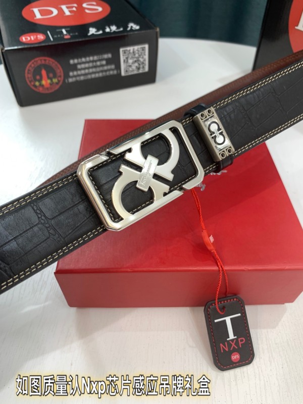 Streetwear Belt Ferragamo 319272 size:3.5cm