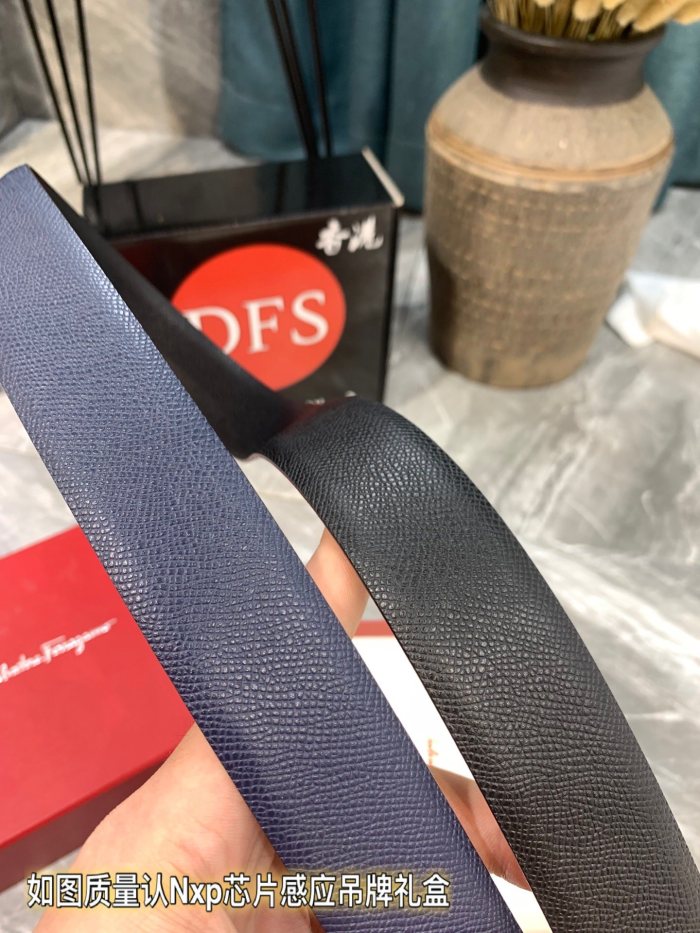 Streetwear Belt Ferragamo 319373 size:3.5cm