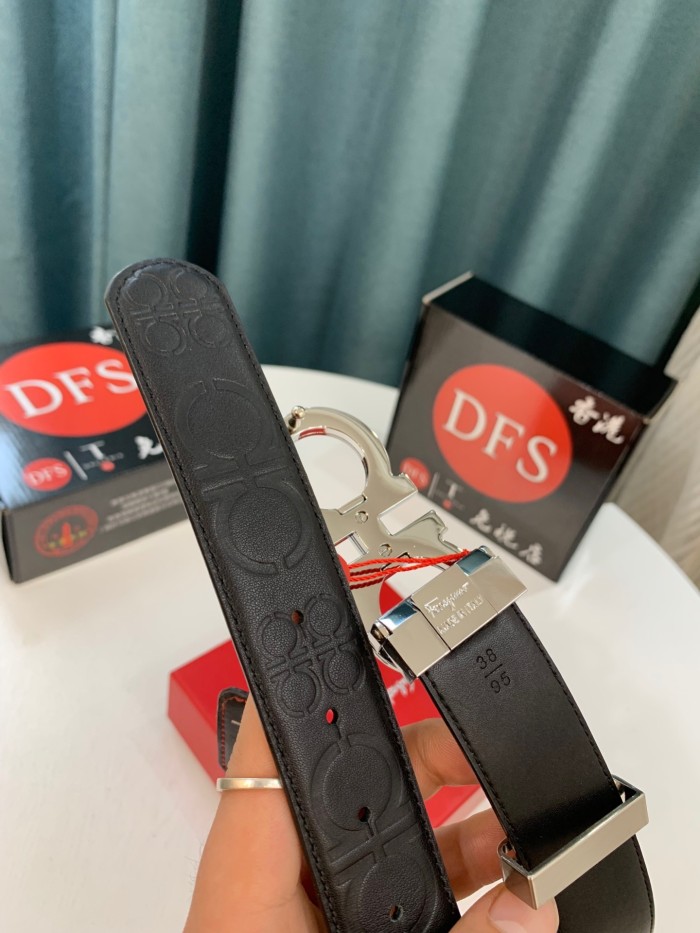 Streetwear Belt Ferragamo 319286 size:3.5cm