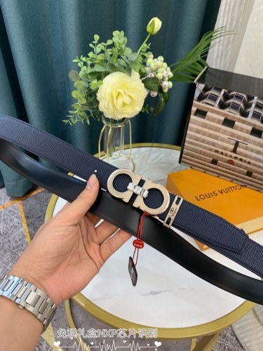 Streetwear Belt Ferragamo 319159 size:3.5cm