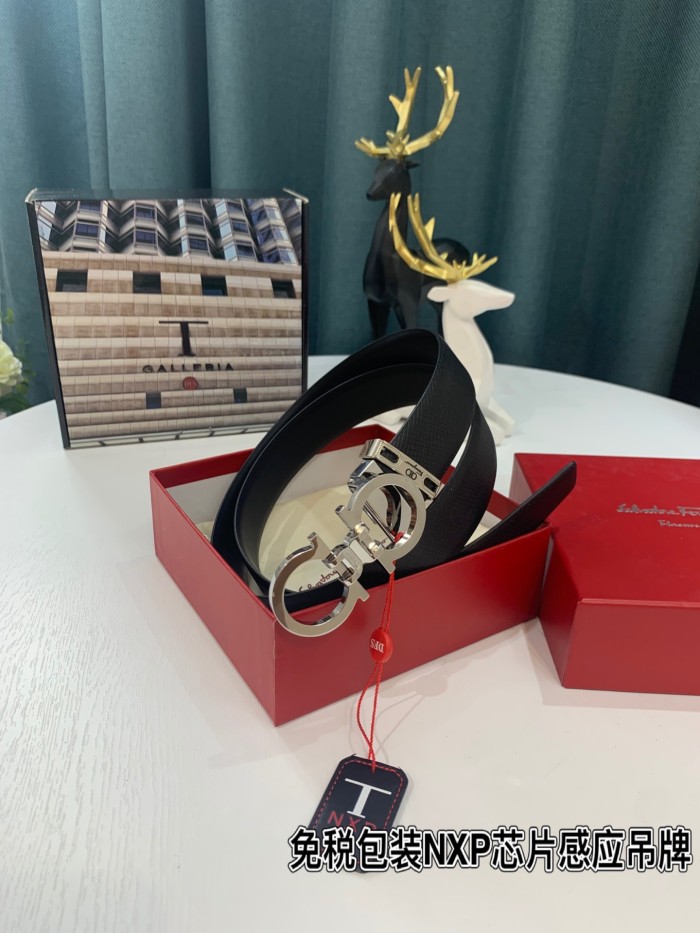 Streetwear Belt Ferragamo 319174 size:3.5cm