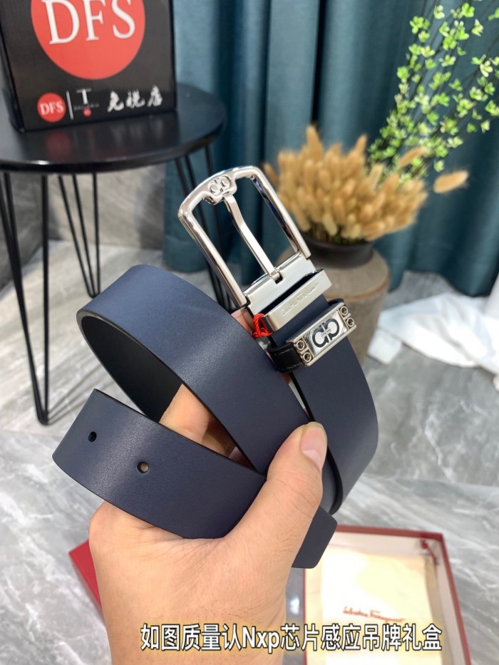 Streetwear Belt Ferragamo 319318 size:3.5cm